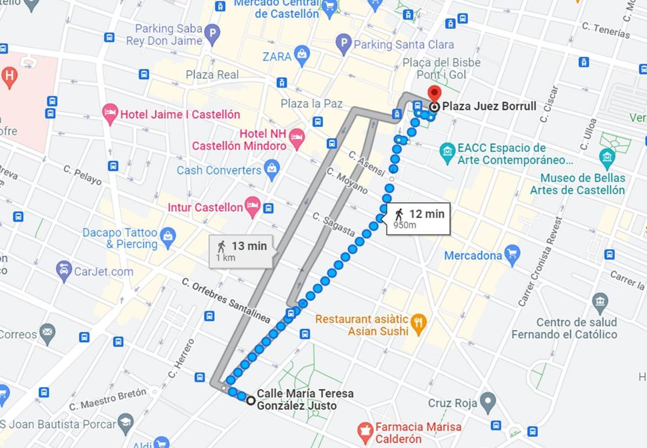 Castellón de la Plana Apartamento Con Balcon Cerca Del Centro מראה חיצוני תמונה